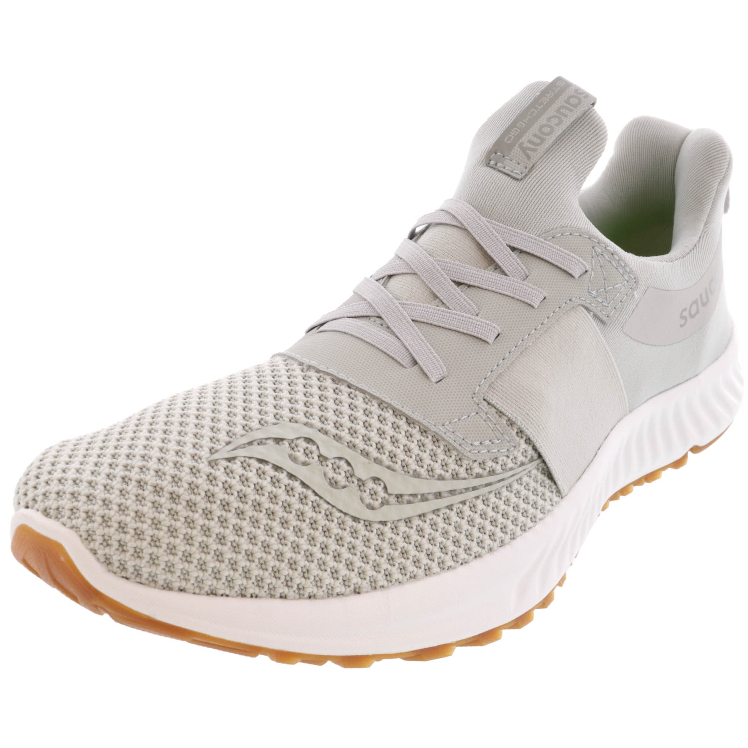 Saucony - Saucony Men's Stretch And Go Breeze Grey / Gum Ankle-High ...