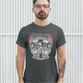 thumbnail image 3 of Tee Hunt Respect is Earned T-Shirt Outlaw Biker Route 66 Ride or Die Skulls Men's Tee, Charcoal, XX-Large, 3 of 5