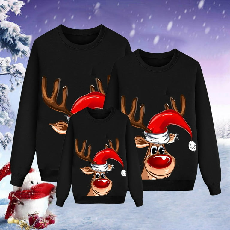 Linfrsh Christmas Family Shirts Family Matching Mommy and Me