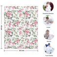 thumbnail image 4 of Pioneer Flower Floral Print Pattern Blanket,Comfortable Soft Lamb Wool Throw Blanket,All Season,Warm Lightweight Blankets for Sofa Bed Couch Living Room Chair,30"x40", 4 of 4