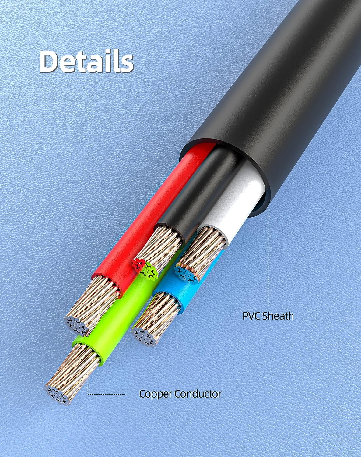 epacks Micro USB Cable USB 2.0 A-Male to Micro B Cable Fast Charging Cord High Speed USB Durable Android Charger Cable (1 Pack, 3ft)