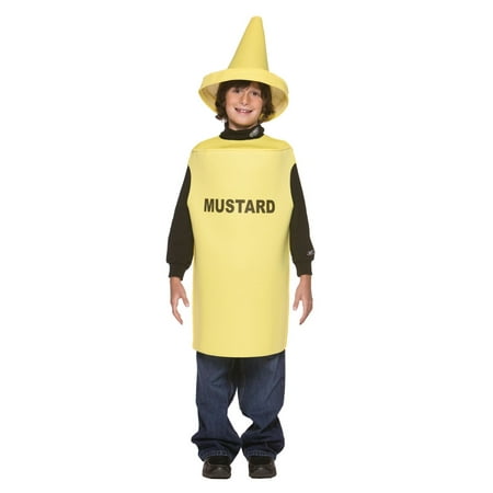 Mustard Bottle Child Costume, 7-10