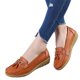 thumbnail image 1 of Orange40Women Flats Ballet Shoes Cut Out Leather Transpirable Mocasines Mujeres Boat Shoes para, 1 of 5