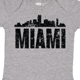 thumbnail image 4 of Inktastic Miami Skyline Grunge Boys or Girls Baby Bodysuit, 4 of 5