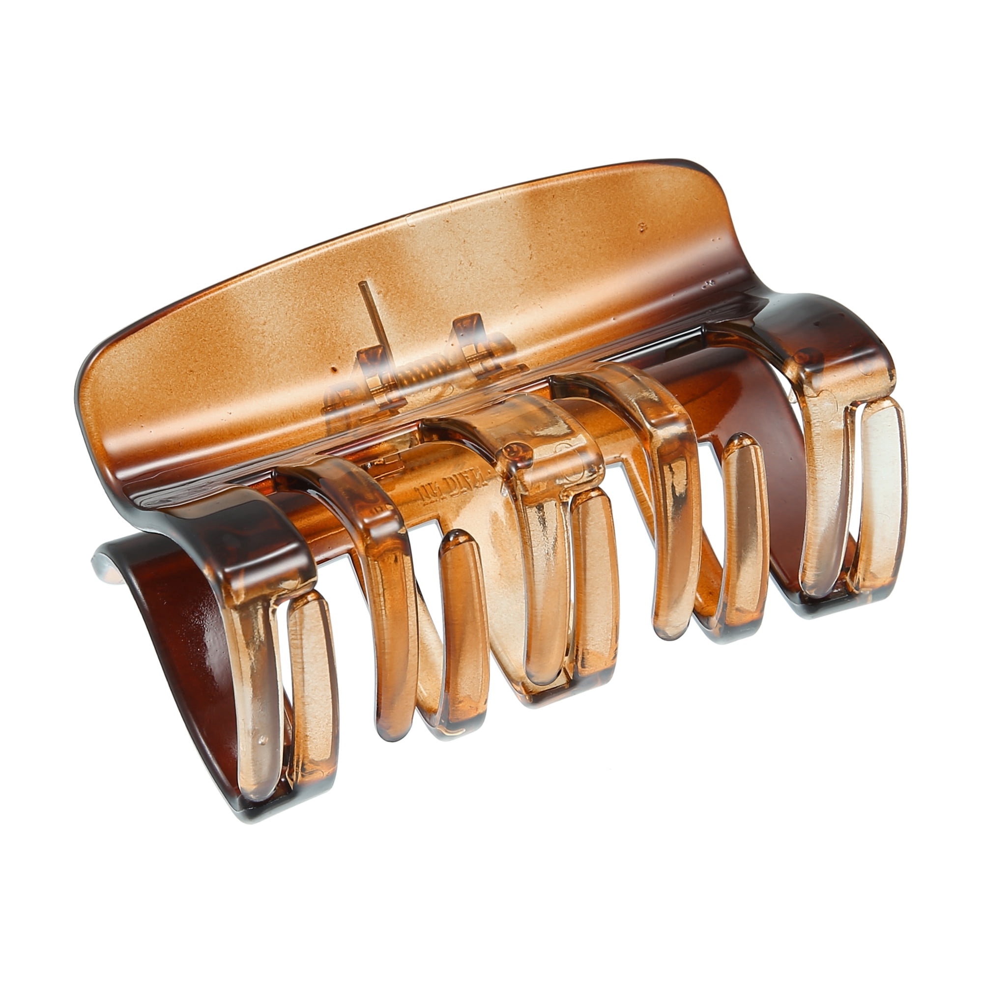 Unique Bargains Claw Clip Hair Accessories No Slip Brown Hair Clip 3.07"