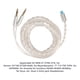 thumbnail image 3 of Cable Para Auriculares, Plateado, 3,9 Pies, Sonido Sin Pérdidas, 3 En 1, Cable Para Auriculares De 3,5 Mm, Elegante Para D7100 Para D7200 Para Z7M2 Para HE400I, 3 of 7