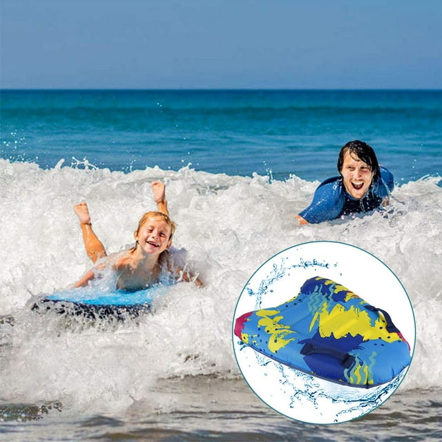 Inflatable Swimming Board Lightweight Swimming Floating Surfboard Aid Mat Beach Safety Theme Surfing Swimming Summer Water Fun Toy Water Fun Floating Mat Kids Adult