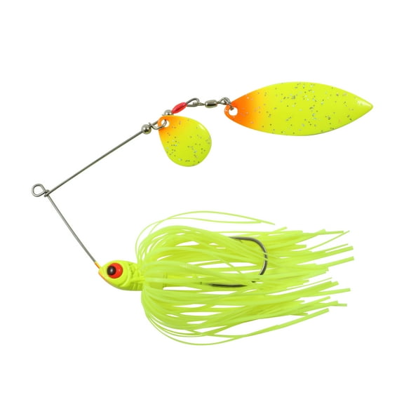 Northland Tackle Reed Runner Tandem Spin - Premium Spinner Baits For Freshwater - Lures For Bass, Pike, And Musky, Sunrise, 3/8 Oz