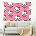 thumbnail image 5 of Hello Kitty Tapestry, Wall Hanging Tapestry, Wall Art Tapestries Poster, Home Decor For Bedroom Living Room Dorm, 60"X40", 5 of 8