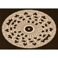 thumbnail image 1 of Ahgly Tapis Rectangulaire Lavable en Machine Intérieur Transitionnel Noir Brun, 2 Pieds x 3 Pieds, 1 of 7