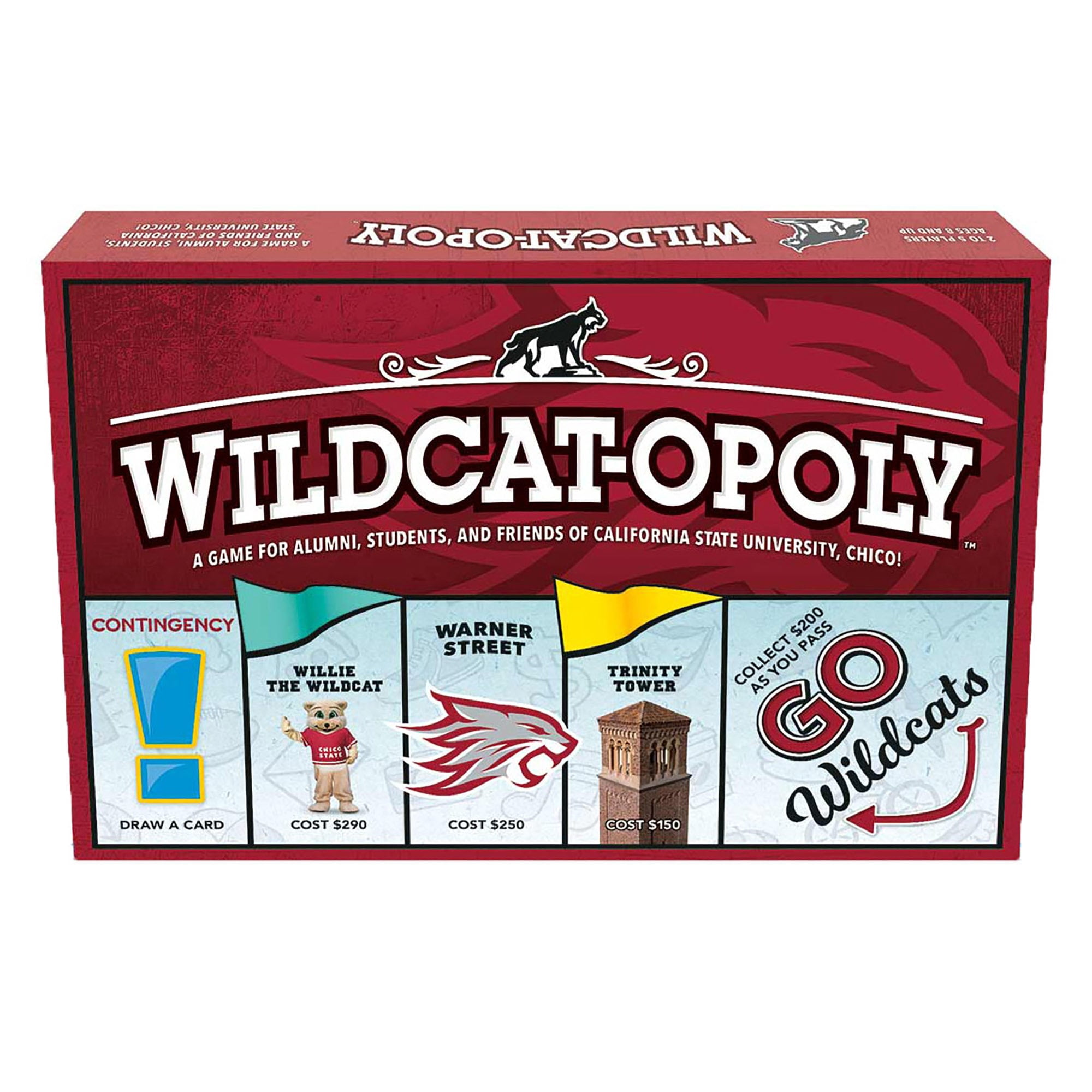 Late For The Sky: Wildcat-Opoly - University Themed Family Board Game, Opoly-Style Game Night, Traditional Play Or 1 Hr Version, Ages 8+, 2-6 Players