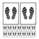 thumbnail image 1 of GOOHOCHY 80 alfombrillas de papel impermeables para coche, desechables, recubiertas de plástico, para vehículos., 1 of 7