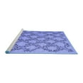 thumbnail image 2 of Ahgly Company Machine Washable Indoor Rectangle Persian Blue Traditional Area Rugs, 7' x 9', 2 of 4