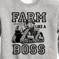 thumbnail image 3 of Case IH - Farm Like A Boss - Youth Crewneck Fleece Sweatshirt, 3 of 6