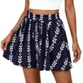 thumbnail image 3 of PRETTYGARDEN Women's Flowy Shorts Summer Fashion Beach Vacation Clothes Casual High Waist Wide Leg Ruffle Shorts, 3 of 8