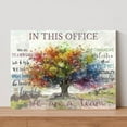thumbnail image 6 of Vintage In This Office Wall Decor Positive Quotes Poster Colorful Tree Canvas Prints Motivational Wall Art for Home Office Workplace Desk Decoration Aesthetic Framed Inspiring Gifts 12x16inch, 6 of 6