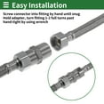 thumbnail image 7 of Unique Bargains 304 Stainless Steel Pipe Fittings M12x1.25 Hexagon socket plug 2 Pcs, 7 of 7