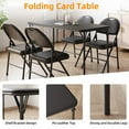 thumbnail image 3 of Kojooin Folding Table and Chairs Set of 5,Portable Card Table and Chairs,Padded Table & Chair Dining Set for Picnic, Event, Training,Indoor and Outdoor, 3 of 9