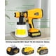 thumbnail image 2 of Rociador de Pintura Inalámbrico para de*walt Batería de 20v, Pistola Rociadora de Pintura HVLP de 200W con Motor sin Escobillas para Gabinetes Autos Paredes Muebles Pintura de Casa (Solo Herramienta), 2 of 7