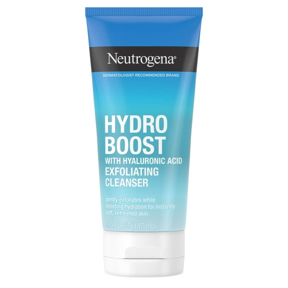 Neutrogena Hydro Boost Gentle Exfoliating Face Scrub, Cleanser & Face Wash for Women, 5 oz