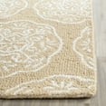 thumbnail image 4 of SAFAVIEH Bella Glenna Abstract Wool Runner Rug, Beige/Ivory, 2'3" x 8', 4 of 8