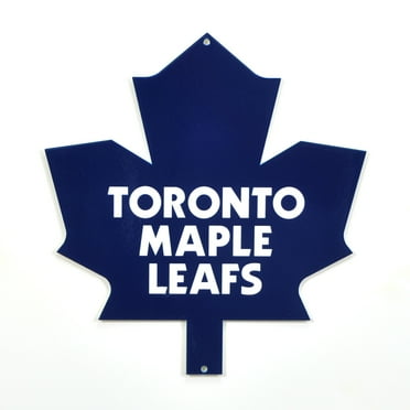 Toronto Maple Leafs 12" Lasercut Steel Logo Sign
