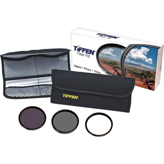 Kit de filtros Tiffen Digital Essentials 82 mm (UV + Polarizer + ND0.6)