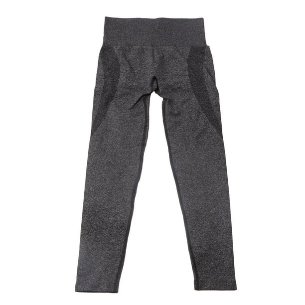 Pantalones de mujer de moda, leggings de alta elasticidad, transpirables, cómodos, para deportes, gris M