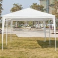 thumbnail image 6 of Resenkos 10' x 20' Tents and Canopies Outdoor Tents and Canopy, White 6 Sides Portable Waterproof Tent with Spiral Tubes Canopy Tents for Outside Party Waterproof Canopy Wedding Tent BBQ Shelter, 6 of 7