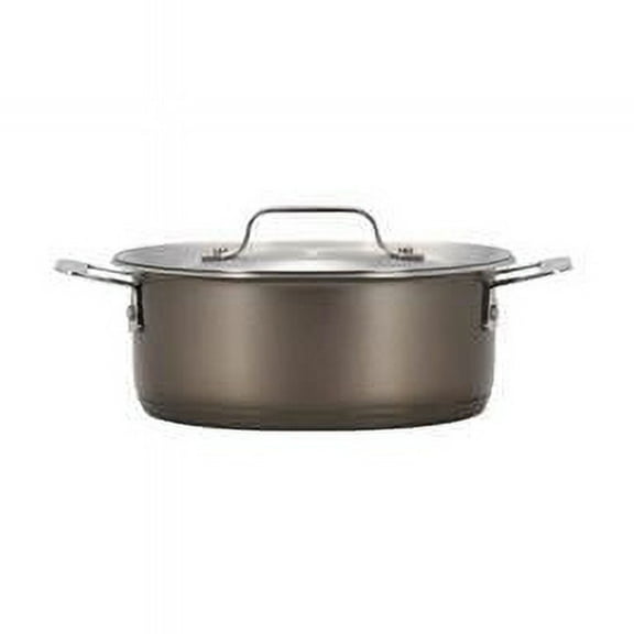 Bon Chef 60000TAUPE 3 qt Hotstone Taupe Cucina Casserole with Lid - Induction Bottom