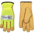 thumbnail image 5 of Kinco 908XL Lime Mesh Back Work Gloves XL, 5 of 7