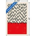 thumbnail image 3 of Geometric - Red Wall Poster with Pushpins, 22.375" x 34", 3 of 3