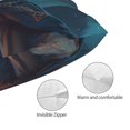 thumbnail image 3 of Kdxio Cotton Pillow Cases 20"x30" Pillowcases,Soft and Breathable Bedroom Pillow Cases-Starry Sky Moon Wolf Leader-No Pillow Core, 3 of 5