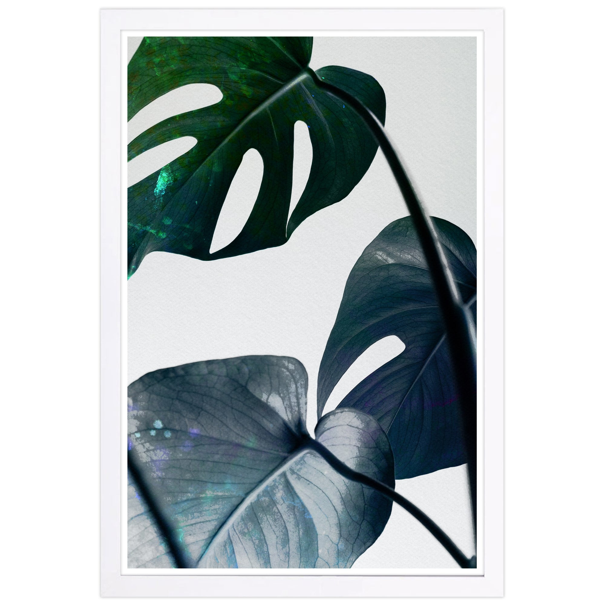 Wynwood Studio 'Leaves and Leaves' Floral and Botanical Framed Wall Art