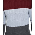 thumbnail image 3 of Tasso Elba Chandail à Col Roulé en Tricot Torsadé pour Hommes (Rouge, s), 3 of 7