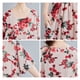 thumbnail image 4 of Vestido vintage para mujer Bolsillos con estampado floral Vestido de manga corta con cuello redon Romacci Vestido de mujer, 4 of 7