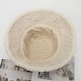 thumbnail image 2 of CoCopeaunts Womens Bucket Hat Reversible Winter Hat Wear Wave Point Thick Lambs Wool Large Brim Fisherman Hat Double Sided Wear, 2 of 8