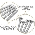 thumbnail image 5 of WEUVEB Heavy Duty Stainless Steel Survey Stakes for Construction and Engineering - 5 Pieces Marking Tools, 5 of 8