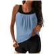 thumbnail image 2 of Traje de baño de 2 piezas para mujer, trajes de baño para mujer, traje de baño de dos piezas conservador con tirantes en la espalda, vestido de baño para mujer, 2 of 5