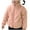 Pink, variant on Boys and Girls Coral Fleece Long Sleeved Stand Collar Zipper Warm Plush Loose Jacket 2-11 Years Old Pink 4-5Years