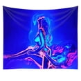 thumbnail image 1 of Tapiz fluorescente con luz ultravioleta púrpura para cuerpo humano, 150 x 150 cm, 1 of 1