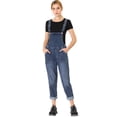 thumbnail image 1 of INSPIRE CHIC Peto De Mezclilla Ajustable Elástico Informal Para Mujer, Mono Largo, Pantalones Vaqueros, Monos Azul XL, 1 of 6