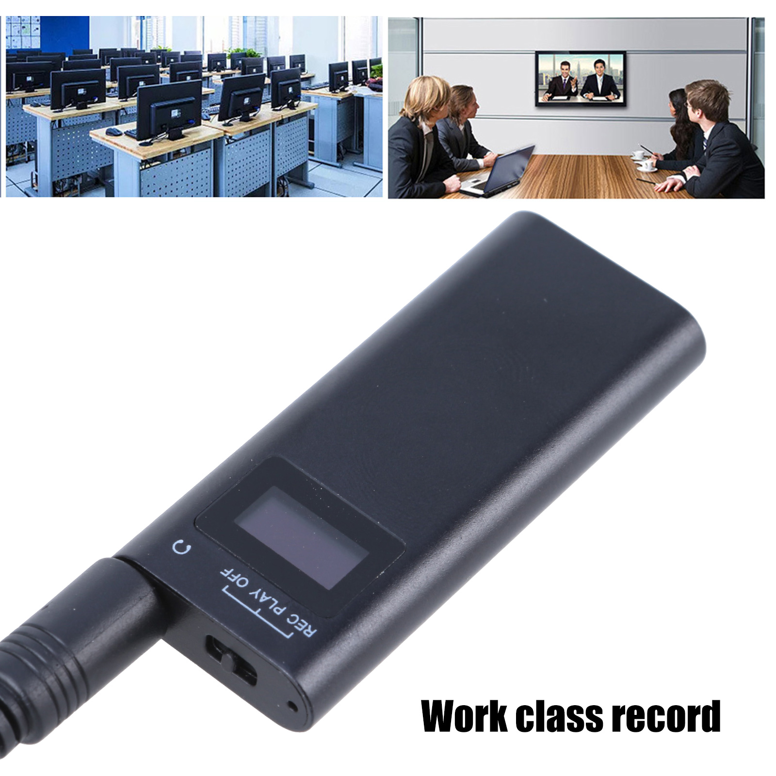 64GB Digital Voice Recorder Recorder Sound Recorder Portable MP3 Dictaphone for Lecture Meeting Recorder Device Voice
