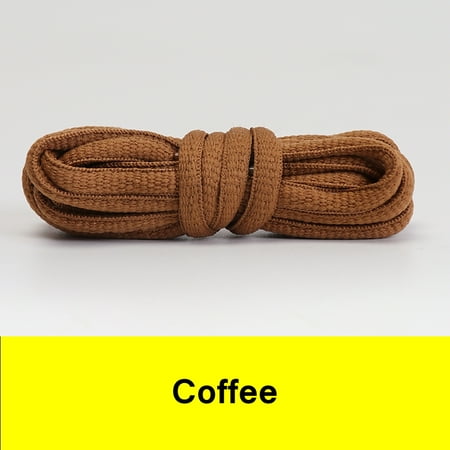 

Oval Sneakers Shoe Laces Semicircle Sports Shoelaces Classic Round Shoelace Adult Unisex Woven Casual Boots Laces Shoestrings Coffee 140cm