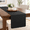 Black-12 X 72 Inch, variant on Gray Beige 12 X 72 Inch Dual-Sided Faux Leather Table Runner
