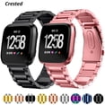 thumbnail image 6 of LEIXIUER Stainless Steel band Compatible with Fitbit Versa/Lite/Versa2 Smart watch replacment band 316L Metal Belt Bracelet strap for Fitbit Versa 2 band, 6 of 6