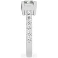 thumbnail image 4 of Unique Moments 2 ct Lab Grown Radiant Cut Diamond Engagement Solitaire Ring 14K White Gold, 4 of 7