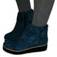 thumbnail image 3 of Botas de moda para mujer Botas cortas de talla grande con lazo y cremallera lateral Wmkox8yii  sa2305, 3 of 5