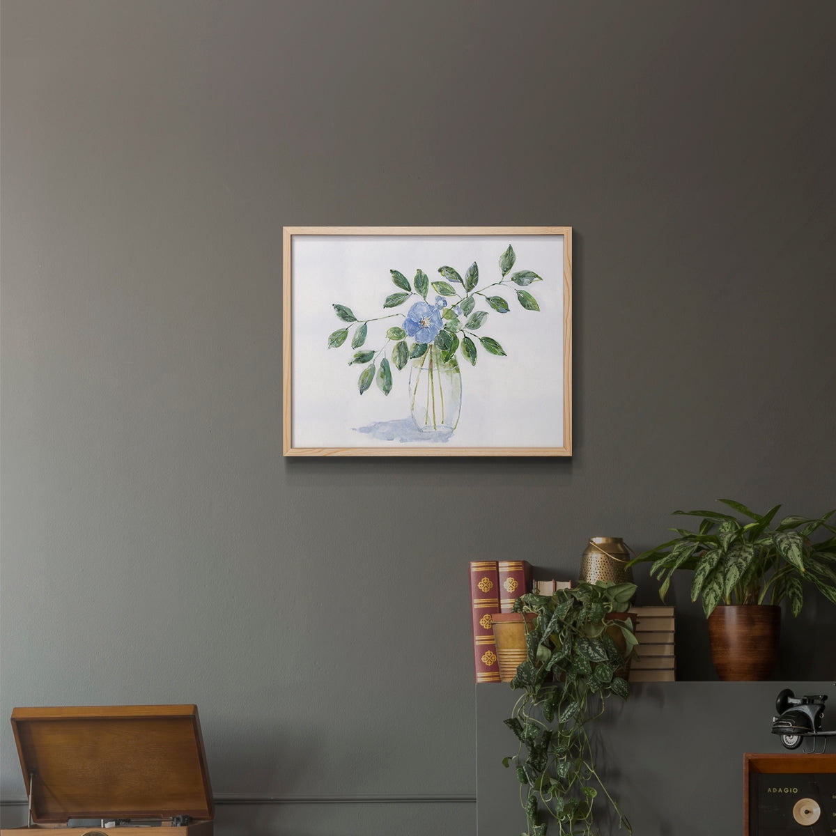Rustic Simplicity II by Sally Swatland - Restickable Framed Giclée Print