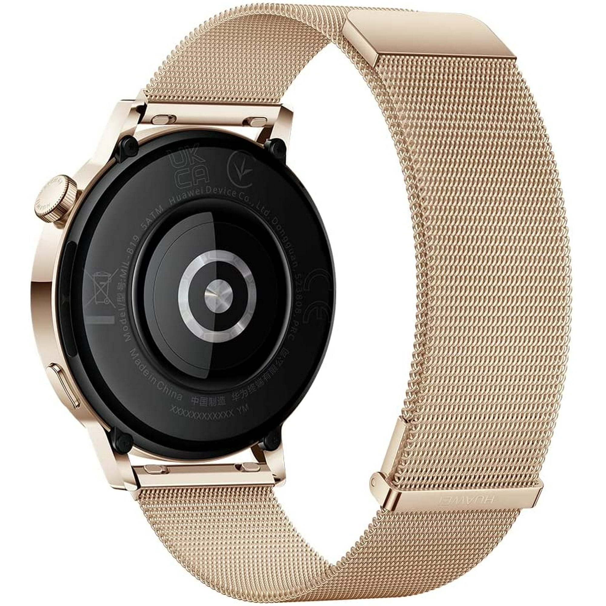 HUAWEI Watch GT 3 42mm Light Gold Strap SpO2 Heart Rate Tracking Bluetooth Calling Walmart